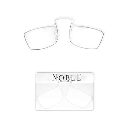 Noble Small Reading Glasses (3 Pack) - Rimless Readers with 3 Wallet Credit Card Holders and 1 Cell Phone Case - Pocket Magnifying Cheaters for Men and Women (+1.75)